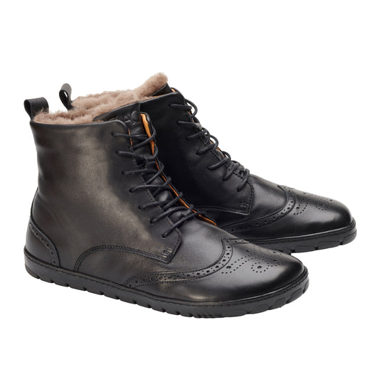 Quintico brogue invernale nero