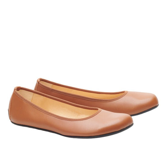 QARMA Vegan Cognac - ZAQQ Barfußschuhe