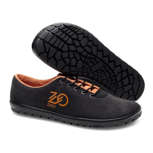 QARO Black Orange - ZAQQ Barfußschuhe