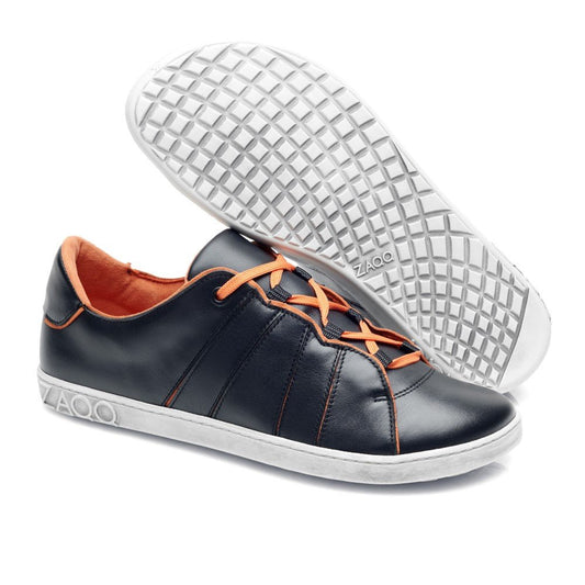 QQQ Low Black Orange - ZAQQ Barfußschuhe